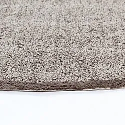 Alfombras redondeadas - Celina Natural Cotton Shaggy (beige/marrón)
