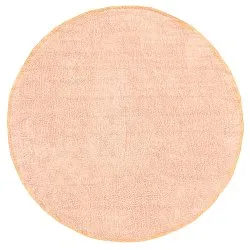 Alfombras redondeadas - Celina Natural Cotton Shaggy (rosa/beige)