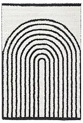 Alfombras de pelo largo - Cluny (blanco/negro)