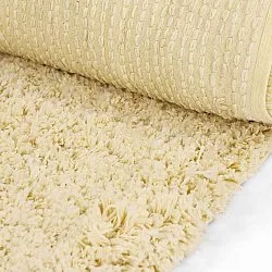 Alfombras de pelo largo - Combarro Solid Cotton Shaggy (amarillo claro)