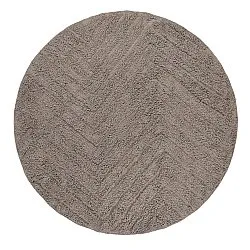 Alfombras redondeadas - Conara Natural Cotton Shaggy (gris pardo)