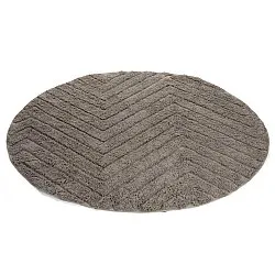 Alfombras redondeadas - Conara Natural Cotton Shaggy (gris pardo)