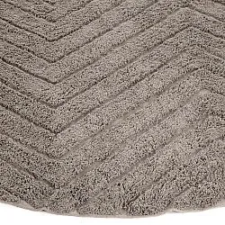 Alfombras redondeadas - Conara Natural Cotton Shaggy (gris pardo)