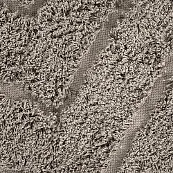Alfombras redondeadas - Conara Natural Cotton Shaggy (gris pardo)