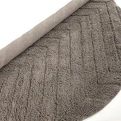Alfombras redondeadas - Conara Natural Cotton Shaggy (gris pardo)