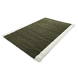 Alfombras de pelo largo - Conques (verde/blanco)