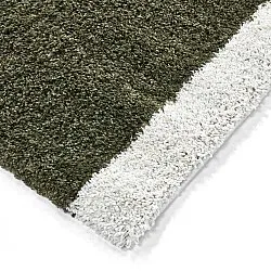 Alfombras de pelo largo - Conques (verde/blanco)