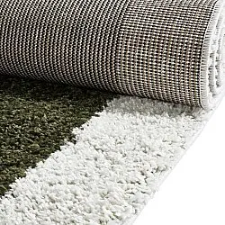 Alfombras de pelo largo - Conques (verde/blanco)