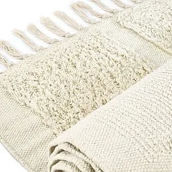 Alfombras de pelo largo - Cyrus Natural Cotton Shaggy (beige)