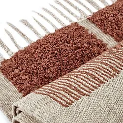 Alfombras de pelo largo - Cyrus Natural Cotton Shaggy (marrón)