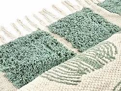 Alfombras de pelo largo - Cyrus Natural Cotton Shaggy (verde)