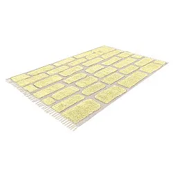 Alfombras de pelo largo - Cyrus Natural Cotton Shaggy (amarillo)