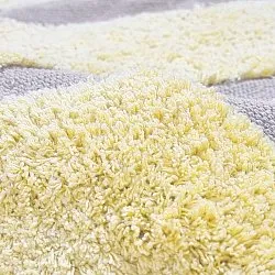Alfombras redondeadas - Cyrus Natural Cotton Shaggy (amarillo)