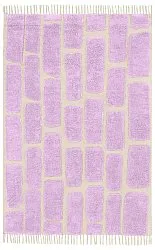 Alfombras de pelo largo - Cyrus Natural Cotton Shaggy (púrpura)