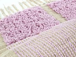 Alfombras de pelo largo - Cyrus Natural Cotton Shaggy (púrpura)