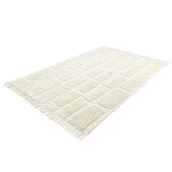 Alfombras de pelo largo - Cyrus Natural Cotton Shaggy (blanquecino)