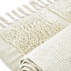 Alfombras de pelo largo - Cyrus Natural Cotton Shaggy (blanquecino)