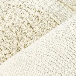Alfombras redondeadas - Cyrus Natural Cotton Shaggy (beige)
