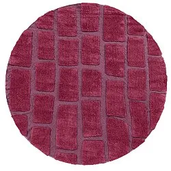 Alfombras redondeadas - Cyrus Natural Cotton Shaggy (rojo)