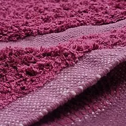 Alfombras redondeadas - Cyrus Natural Cotton Shaggy (rojo)