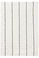 Alfombras de pelo largo - Eze (blanco/verde)