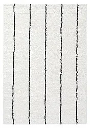 Alfombras de pelo largo - Eze (blanco/negro)