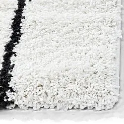 Alfombras de pelo largo - Eze (blanco/negro)