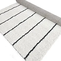 Alfombras de pelo largo - Eze (blanco/negro)