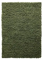 Alfombras de pelo largo - Fassale Hand Woven Wool Shaggy (verde musgo)