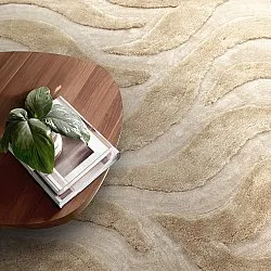Alfombras de pelo largo - Fergana (crema/beige)