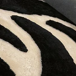 Alfombras de pelo largo - Fergana (crema/negro)