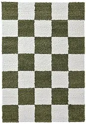 Alfombras de pelo largo - Gordes (verde/blanco)