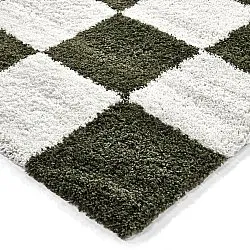 Alfombras de pelo largo - Gordes (verde/blanco)