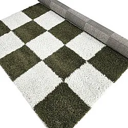Alfombras de pelo largo - Gordes (verde/blanco)