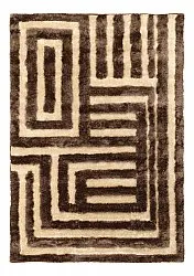 Alfombras de pelo largo - Karbala (beige/marrón)
