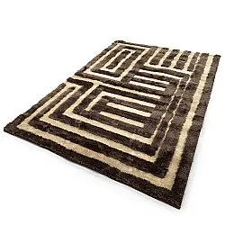 Alfombras de pelo largo - Karbala (beige/marrón)