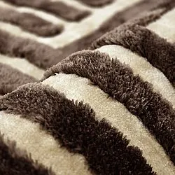 Alfombras de pelo largo - Karbala (beige/marrón)