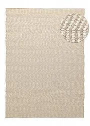 Alfombra de Lana - Larkana (beige/blanco)