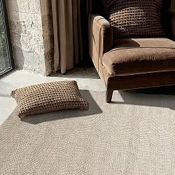 Alfombra de Lana - Larkana (beige/blanco)