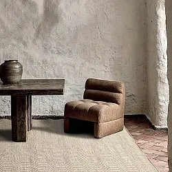 Alfombra de Lana - Larkana (beige/blanco)
