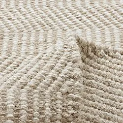 Alfombra de Lana - Larkana (beige/blanco)