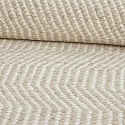 Alfombra de Lana - Larkana (beige/blanco)