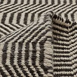 Alfombra de Lana - Larkana (beige/negro)