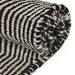Alfombra de Lana - Larkana (beige/negro)