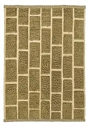 Alfombras de pelo largo - Leknes Hand Woven Wool Shaggy (verde)
