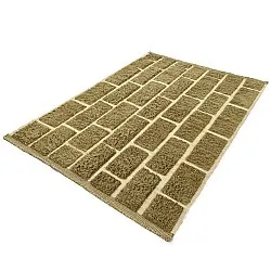 Alfombras de pelo largo - Leknes Hand Woven Wool Shaggy (verde)