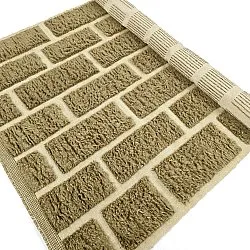 Alfombras de pelo largo - Leknes Hand Woven Wool Shaggy (verde)