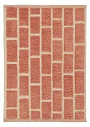 Alfombras de pelo largo - Leknes Hand Woven Wool Shaggy (terracota)