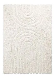 Alfombras de pelo largo - Lindos Natural Cotton Shaggy (blanco)