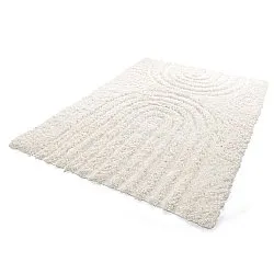 Alfombras de pelo largo - Lindos Natural Cotton Shaggy (blanco)